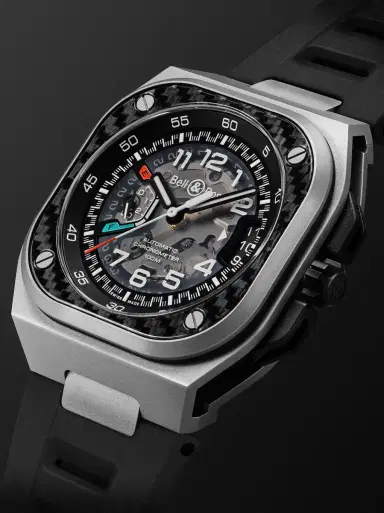 Bell & Ross BR-X5 Racing Limited Edition Automatic Chronometer Steel Watch, Ref. BRX5R-RAC-TI/SRB - Men | Thumbnail 4 Bell & Ross BR-X5 Racing Limited Edition Automatic Chronometer Steel Watch, Ref. BRX5R-RAC-TI/SRB - Men | Thumbnail 4