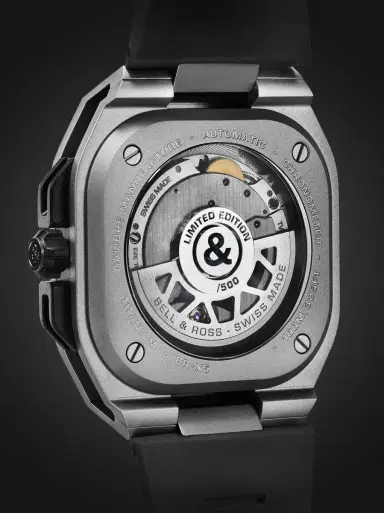 Bell & Ross BR-X5 Racing Limited Edition Automatic Chronometer Steel Watch, Ref. BRX5R-RAC-TI/SRB - Men | Thumbnail 5 Bell & Ross BR-X5 Racing Limited Edition Automatic Chronometer Steel Watch, Ref. BRX5R-RAC-TI/SRB - Men | Thumbnail 5