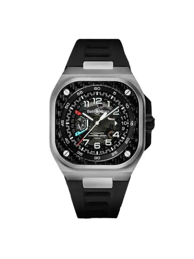 Bell & Ross BR-X5 Racing Limited Edition Automatic Chronometer Steel Watch, Ref. BRX5R-RAC-TI/SRB - Men