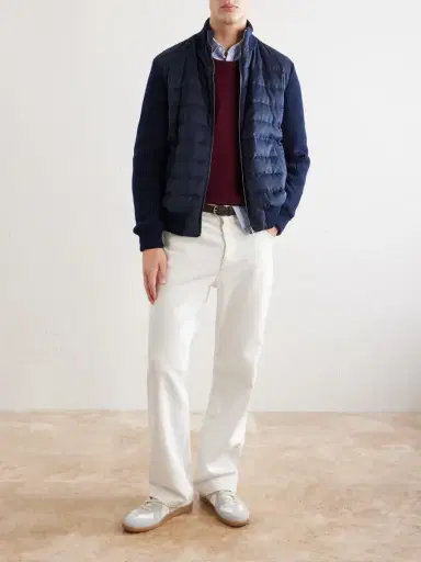 HERNO Quilted Twill Down Jacket - Men | Thumbnail 2