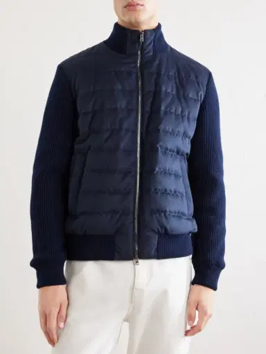 HERNO Quilted Twill Down Jacket - Men | Thumbnail 3