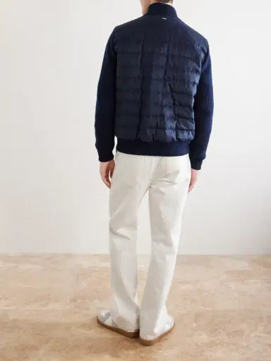 HERNO Quilted Twill Down Jacket - Men | Thumbnail 4
