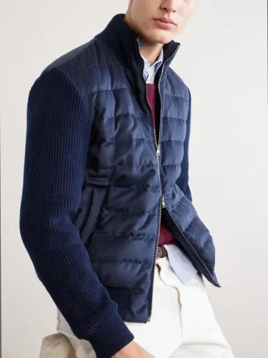 HERNO Quilted Twill Down Jacket - Men | Thumbnail 5