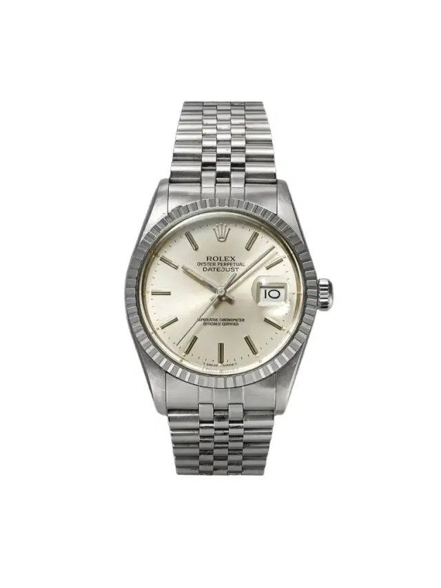 Wind Vintage Rolex Vintage 1988 Datejust Automatic Stainless Steel Watch, ref. 16030 (7.3' wrist) - Men
