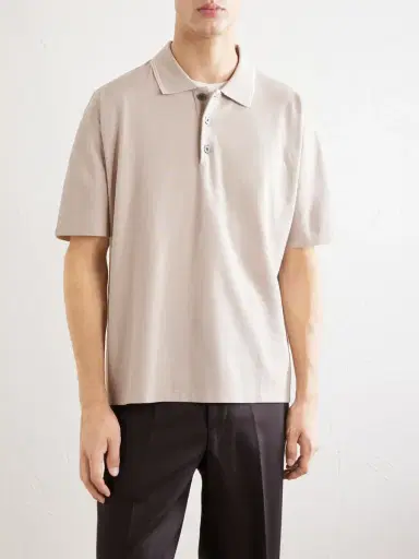 Frame Cotton-Piqué Polo Shirt - Men | Thumbnail 3