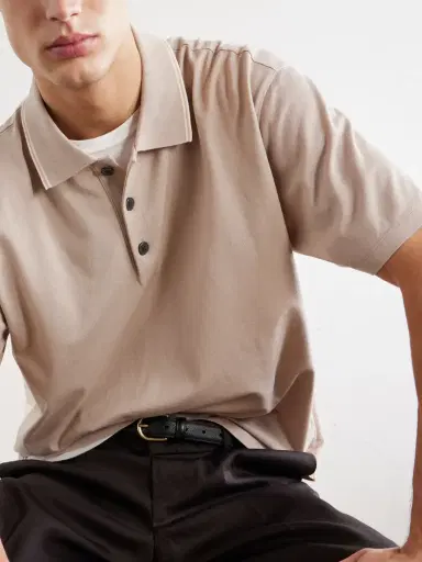 Frame Cotton-Piqué Polo Shirt - Men | Thumbnail 5