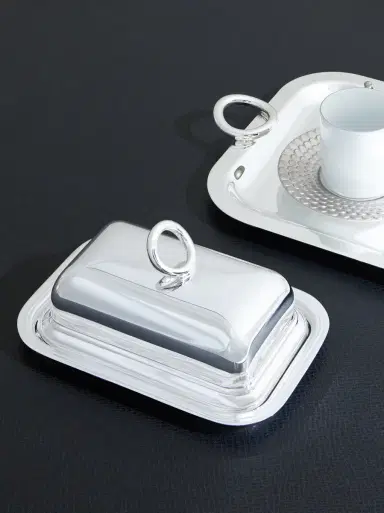 Christofle Vertigo Silver-Plated Butter Dish - Men | Thumbnail 2 Christofle Vertigo Silver-Plated Butter Dish - Men | Thumbnail 2