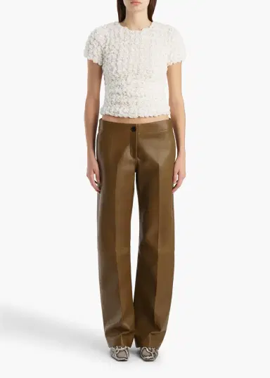 Khaite Polly Top In Chalk | Thumbnail 2 Khaite Polly Top In Chalk | Thumbnail 2
