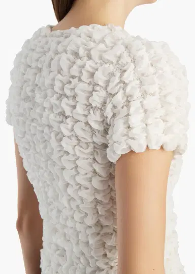 Khaite Polly Top In Chalk | Thumbnail 6 Khaite Polly Top In Chalk | Thumbnail 6