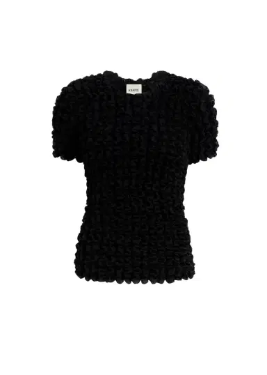 Khaite Polly Top In Black | Thumbnail 1
