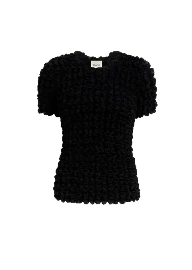 Khaite Polly Top In Black
