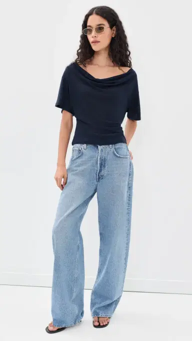 EB Denim Madeo Cowl Neck Tee | Thumbnail 5