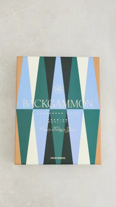 Printworks Lacquered Backgammon Set Multi | Thumbnail 3