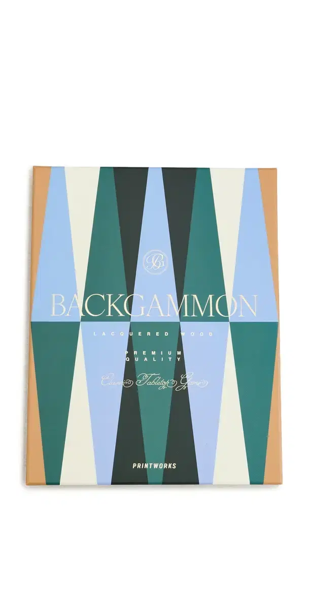 Printworks Lacquered Backgammon Set Multi One Size
