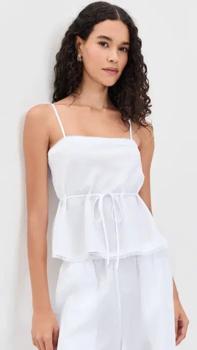 LESET Yoko Lace Tank Top | Thumbnail 2 LESET Yoko Lace Tank Top | Thumbnail 2