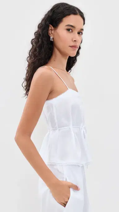 LESET Yoko Lace Tank Top | Thumbnail 4 LESET Yoko Lace Tank Top | Thumbnail 4