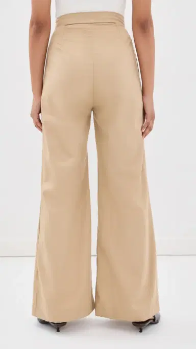 By Efrain Mogollon Ola Palazzo Trousers Khaki 2 | Thumbnail 3