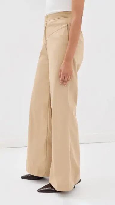 By Efrain Mogollon Ola Palazzo Trousers Khaki 2 | Thumbnail 4