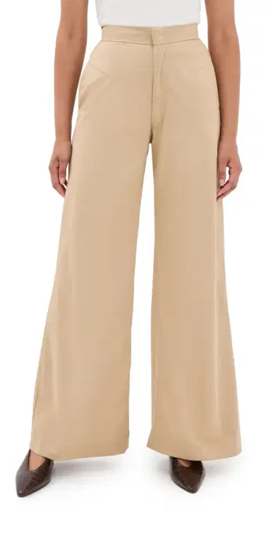 By Efrain Mogollon Ola Palazzo Trousers Khaki 2 | Thumbnail 1