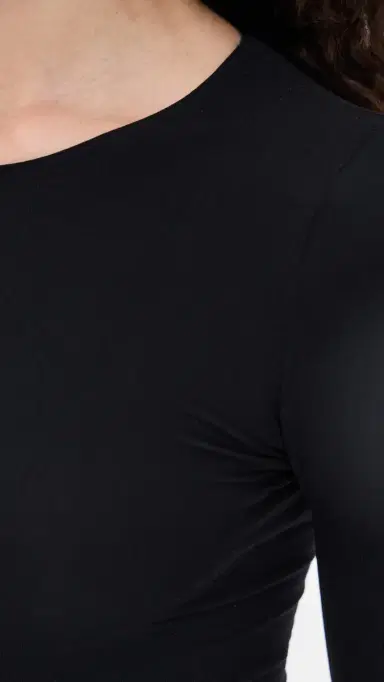Commando Ballet Crewneck Thong Bodysuit with Thumbholes | Thumbnail 6