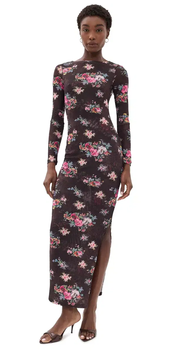 AFRM Phyll Dress Java nake Floral