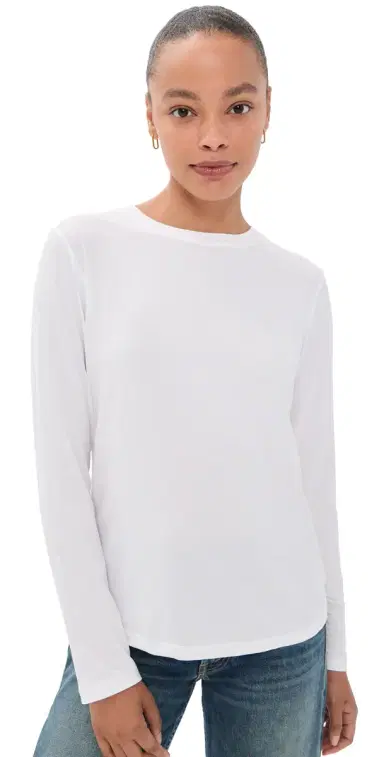 Velvet Barbara Top White | Thumbnail 1