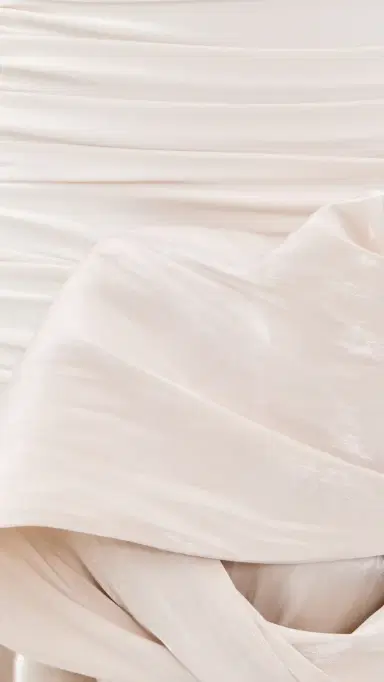By Efrain Mogollon Cana Rosa Midi Dress Pearl White | Thumbnail 6