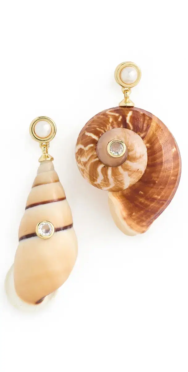 éliou Caracol Earrings Brown One Size