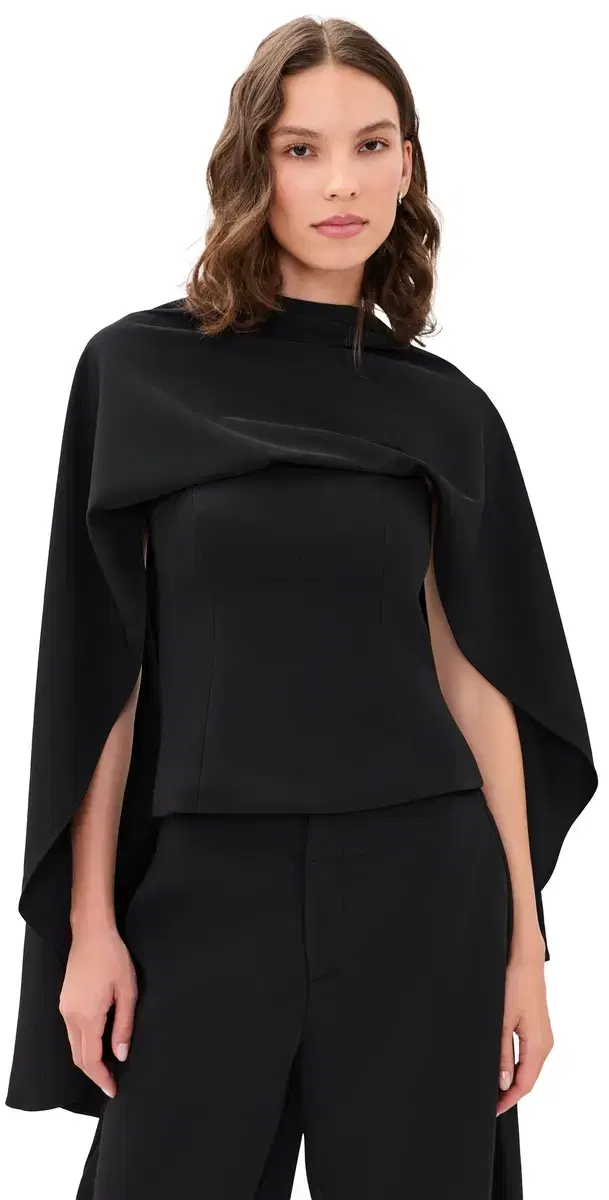 cout Drape Top Black