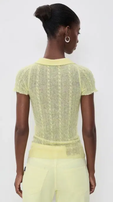 Haikure Laurie Knit Top Lime S | Thumbnail 3