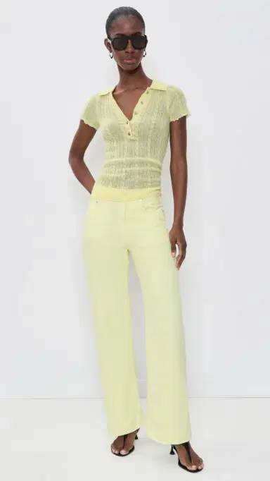 Haikure Laurie Knit Top Lime S | Thumbnail 5