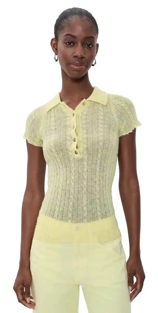 Laurie Knit Top Lime S