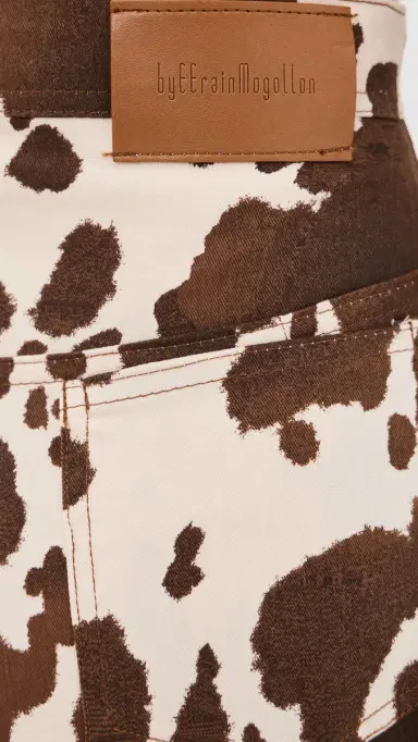 By Efrain Mogollon Ola Jeans Cow Print 4 | Thumbnail 6