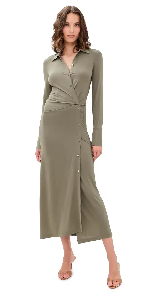 Helmut Lang Twisted hirt Dress Fallen Rock
