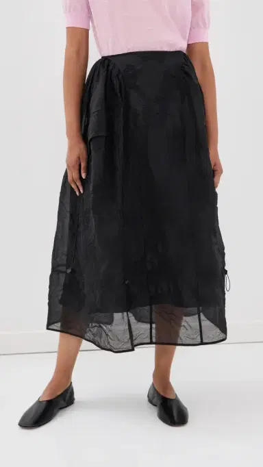 Cecilie Bahnsen Fuana Skirt Black 6 | Thumbnail 3