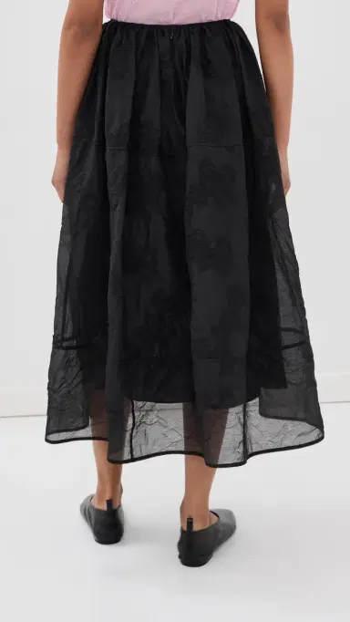 Cecilie Bahnsen Fuana Skirt Black 6 | Thumbnail 4