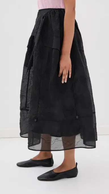 Cecilie Bahnsen Fuana Skirt Black 6 | Thumbnail 5