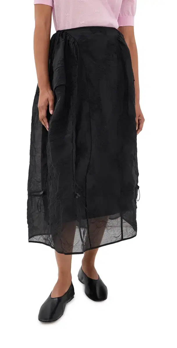 Cecilie Bahnsen Fuana Skirt Black 6