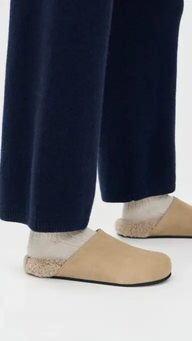 Jenni Kayne Shearling Ashby Clog Sand | Thumbnail 3