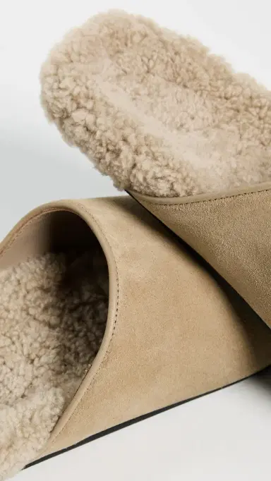 Jenni Kayne Shearling Ashby Clog Sand | Thumbnail 6