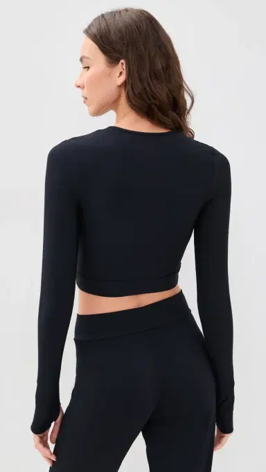 Commando Butter Wrap Top with Thumbholes | Thumbnail 3 Commando Butter Wrap Top with Thumbholes | Thumbnail 3