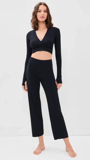 Commando Butter Wrap Top with Thumbholes | Thumbnail 5 Commando Butter Wrap Top with Thumbholes | Thumbnail 5