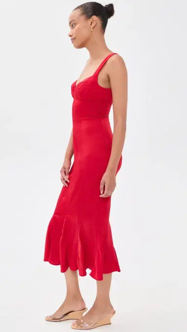 Guizio Amelie Bra Dress Poppy S | Thumbnail 4