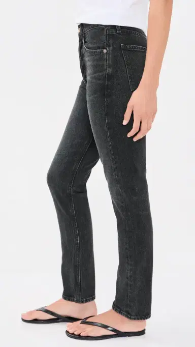 Citizens of Humanity Charlotte High Rise Straight Jeans Dark Wave | Thumbnail 4 Citizens of Humanity Charlotte High Rise Straight Jeans Dark Wave | Thumbnail 4