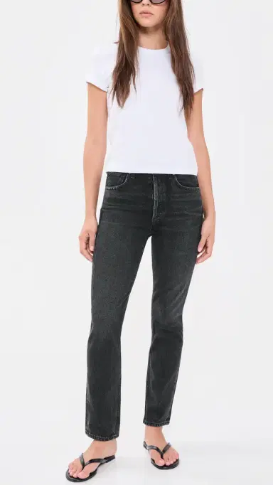 Citizens of Humanity Charlotte High Rise Straight Jeans Dark Wave | Thumbnail 5 Citizens of Humanity Charlotte High Rise Straight Jeans Dark Wave | Thumbnail 5