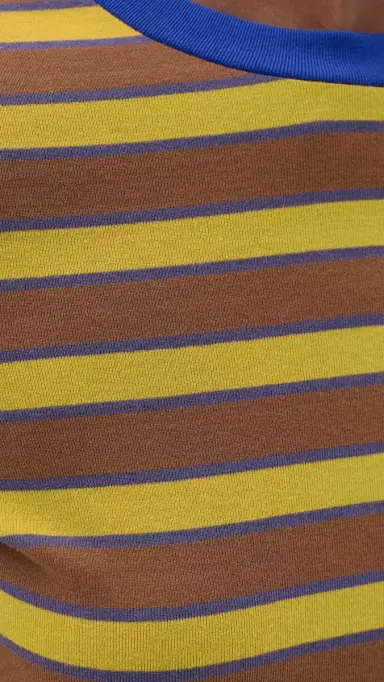 Staud Dillon Mini Dress Cigar/onoma Stripe | Thumbnail 6