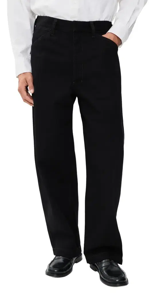 Lemaire Maxi Workwear Pants Black