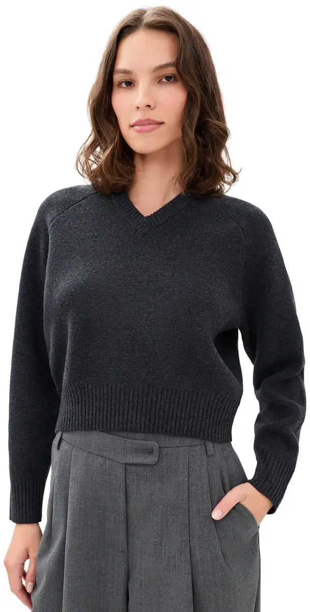 A.EMERY A. EERY Diot Knit Pullover Charcoal elange
