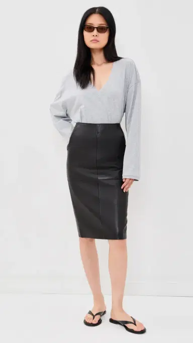 A Emery A. EMERY Wright Leather Skirt | Thumbnail 5