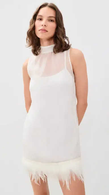Staud Albee Silk Mini Dress | Thumbnail 2 Staud Albee Silk Mini Dress | Thumbnail 2